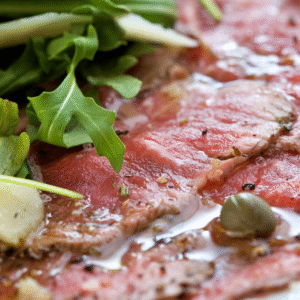 1. Carpaccio (80 gram p.p.)