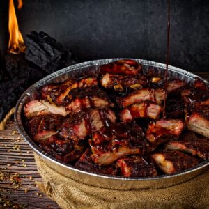 BBQ pan spareribs